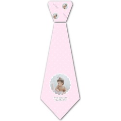Baby Girl Photo Iron On Tie (Personalized)