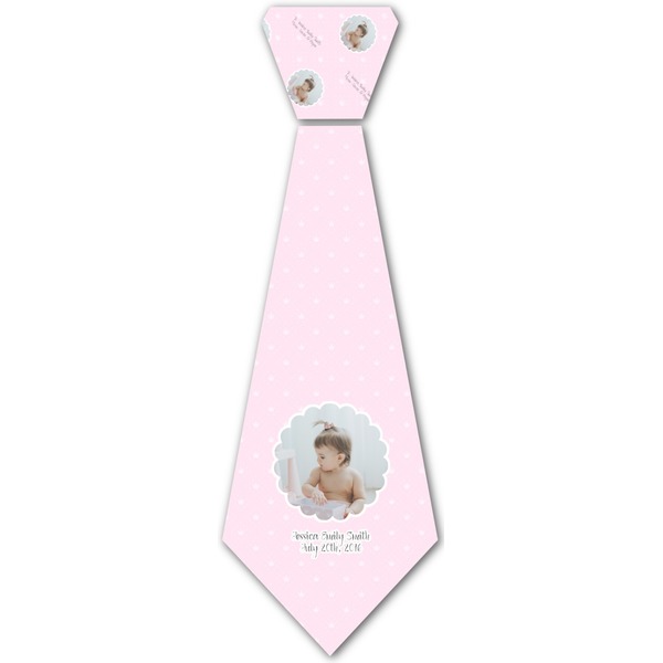 Custom Baby Girl Photo Iron On Tie (Personalized)