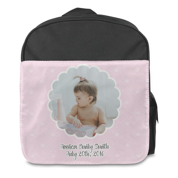 Custom Baby Girl Photo Preschool Backpack
