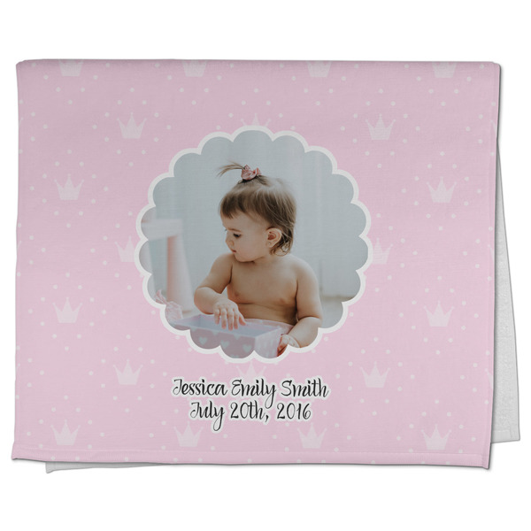 Custom Baby Girl Photo Kitchen Towel - Poly Cotton
