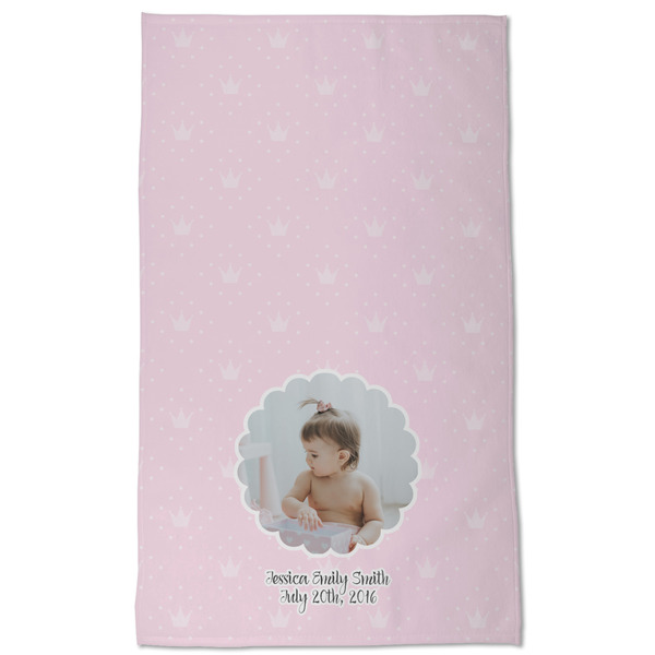 Baby Girl Photo Kitchen Towel - Poly Cotton - Full Front