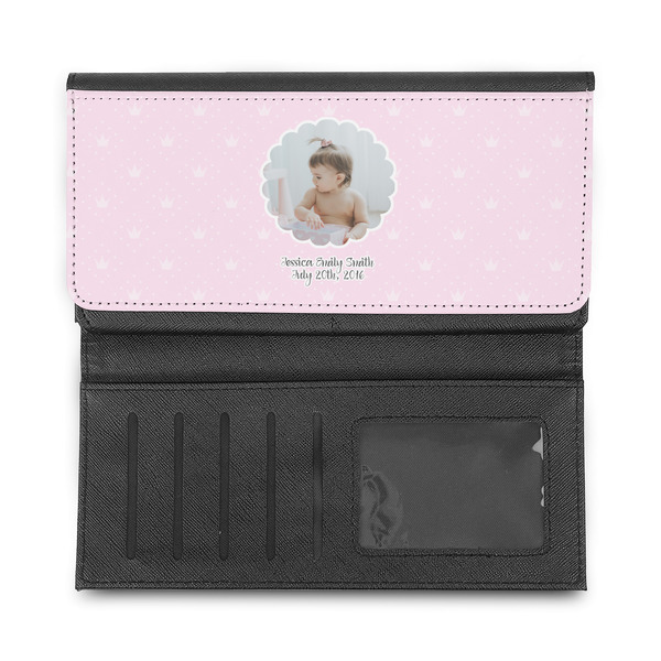 Baby Girl Photo Ladies Wallet - Half Way Open