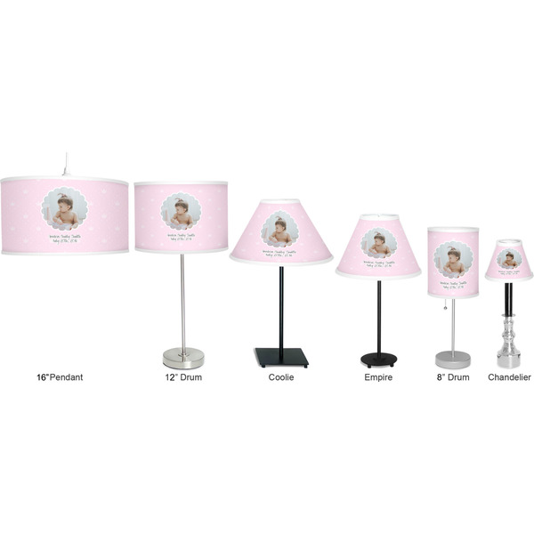Baby Girl Photo Lamp Full View Size Comparison