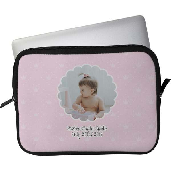 Custom Baby Girl Photo Laptop Sleeve / Case (Personalized)