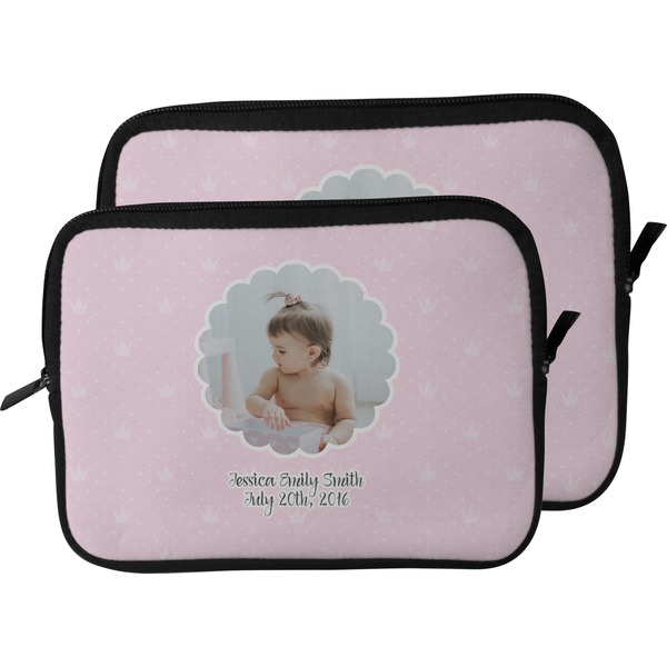 Baby Girl Photo Laptop Sleeve (Size Comparison)