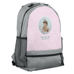 Baby Girl Photo Backpack - Grey
