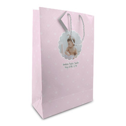 Baby Girl Photo Large Gift Bag