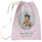 Baby Girl Photo Large Laundry Bag - Front View