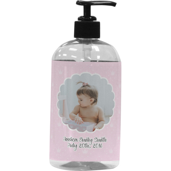 Custom Baby Girl Photo Plastic Soap / Lotion Dispenser (Personalized)