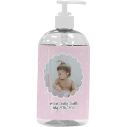 Baby Girl Photo Plastic Soap / Lotion Dispenser (16 oz - Large - White)