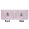 Baby Girl Photo Large Zipper Pouch Approval (Front and Back)