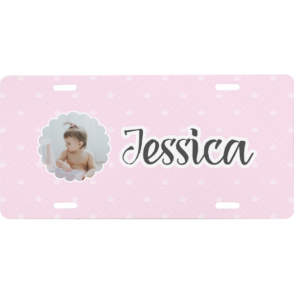 Custom Baby Girl Photo Front License Plate (Personalized)