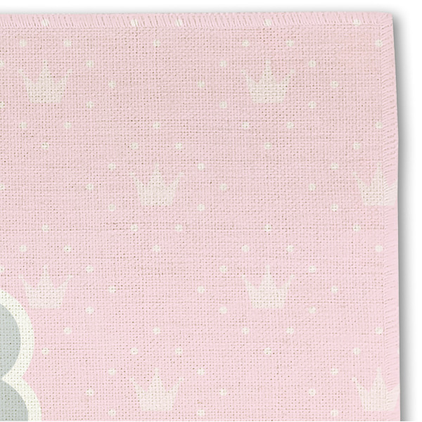 Baby Girl Photo Linen Placemat - DETAIL