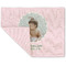 Baby Girl Photo Linen Placemat - Folded Corner (double side)