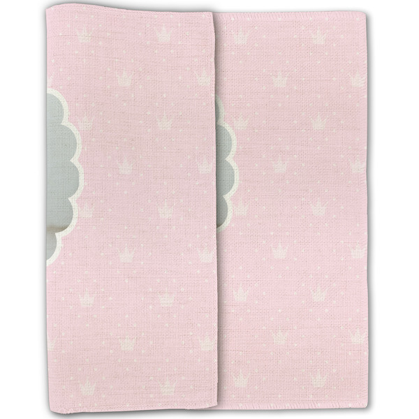 Baby Girl Photo Linen Placemat - Folded Half (double sided)