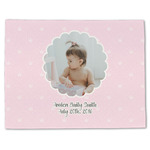 Baby Girl Photo Single-Sided Linen Placemat - Single
