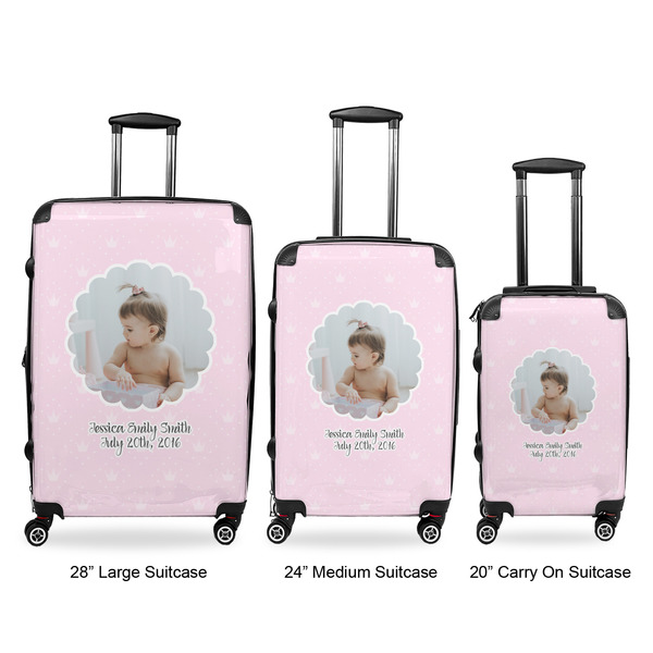 Baby Girl Photo Luggage Bags all sizes - With Handle