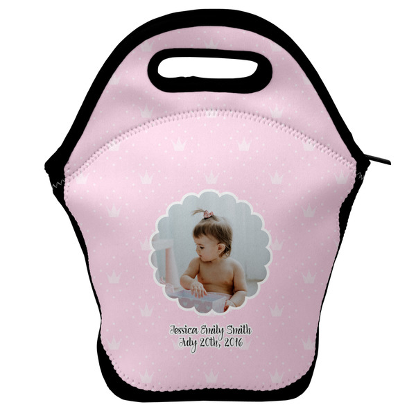 Custom Baby Girl Photo Lunch Bag