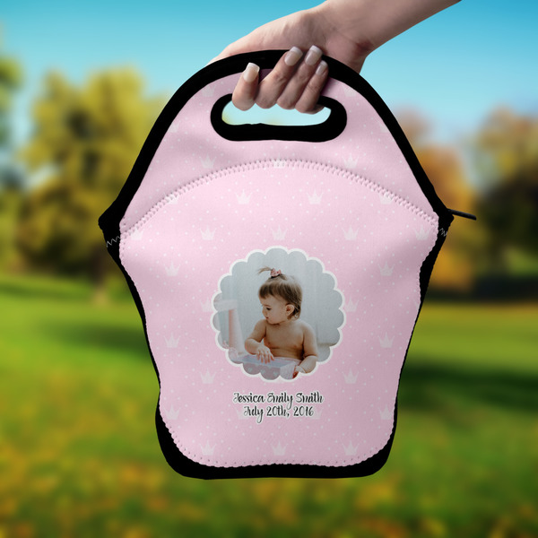 Baby Girl Photo Lunch Bag - Hand