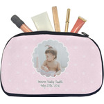 Baby Girl Photo Makeup / Cosmetic Bag - Medium (Personalized)