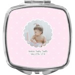 Baby Girl Photo Compact Makeup Mirror (Personalized)