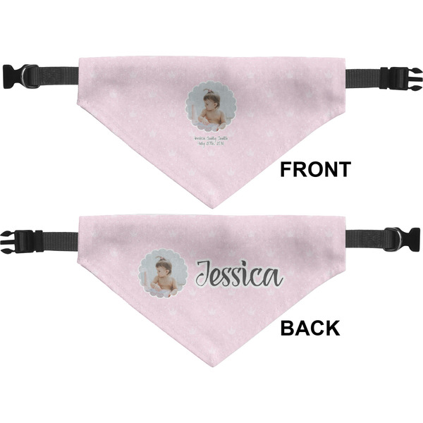 Baby Girl Photo Medium Dog Bandana Approval