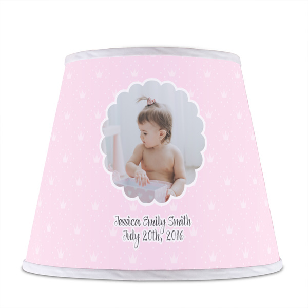 Baby Girl Photo Poly Film Empire Lampshade - Front View