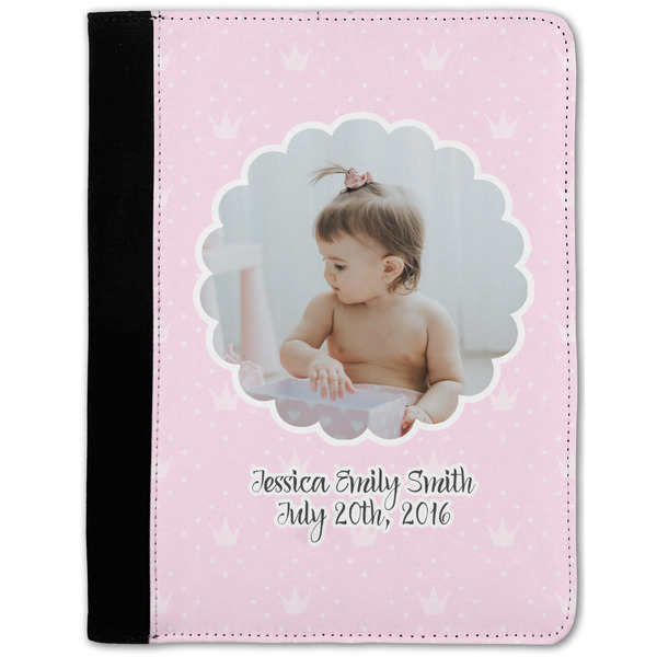 Custom Baby Girl Photo Notebook Padfolio - Medium