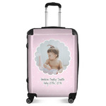 Baby Girl Photo Suitcase - 24" Medium - Checked