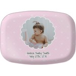Baby Girl Photo Melamine Platter (Personalized)
