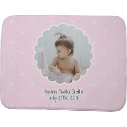 Baby Girl Photo Memory Foam Bath Mat - 48"x36" (Personalized)