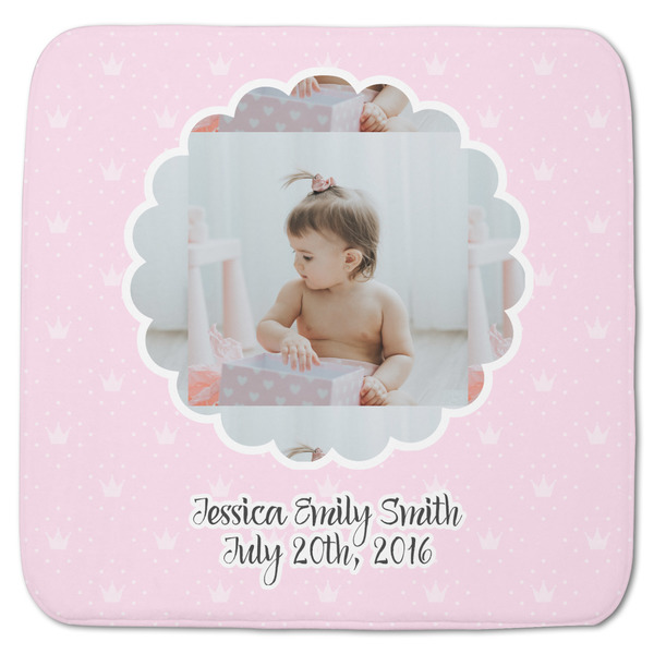 Custom Baby Girl Photo Memory Foam Bath Mat - 48"x48" (Personalized)