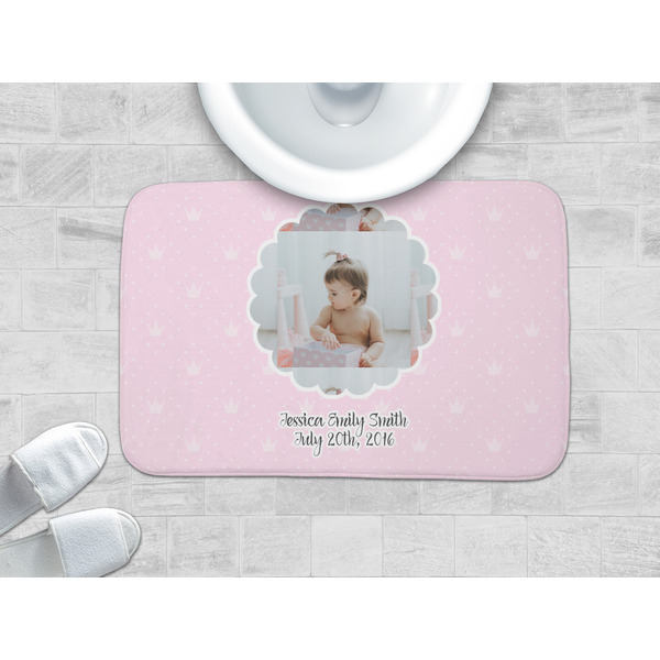 Baby Girl Photo Memory Foam Bath Mat - LIFESTYLE 34x21