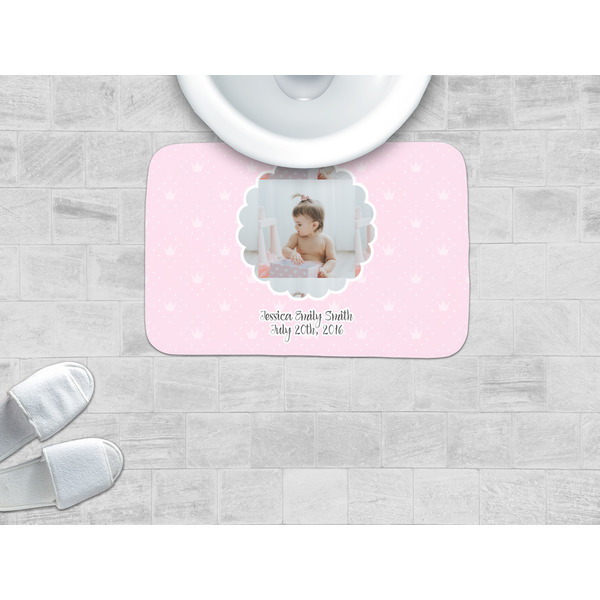Baby Girl Photo Memory Foam Bath Mat - LIFESTYLE
