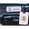 Baby Girl Photo Metal Luggage Tag & Handle Wrap - In Context
