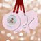 Baby Girl Photo Metal Ornaments - Double Sided