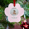 Baby Girl Photo Metal Paw Ornament - Lifestyle