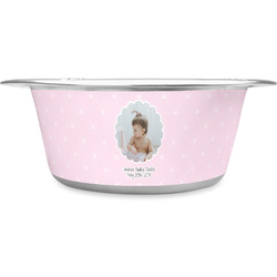 Baby Girl Photo Stainless Steel Dog Bowl - Small