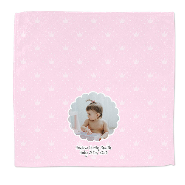 Custom Baby Girl Photo Microfiber Dish Rag