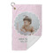 Baby Girl Photo Microfiber Golf Towels Small - FRONT FOLDED