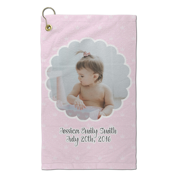 Custom Baby Girl Photo Microfiber Golf Towel - Small