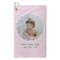 Baby Girl Photo Microfiber Golf Towels - Small - FRONT