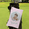 Baby Girl Photo Microfiber Golf Towels - Small - LIFESTYLE