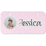 Baby Girl Photo Mini/Bicycle License Plate (2 Holes)