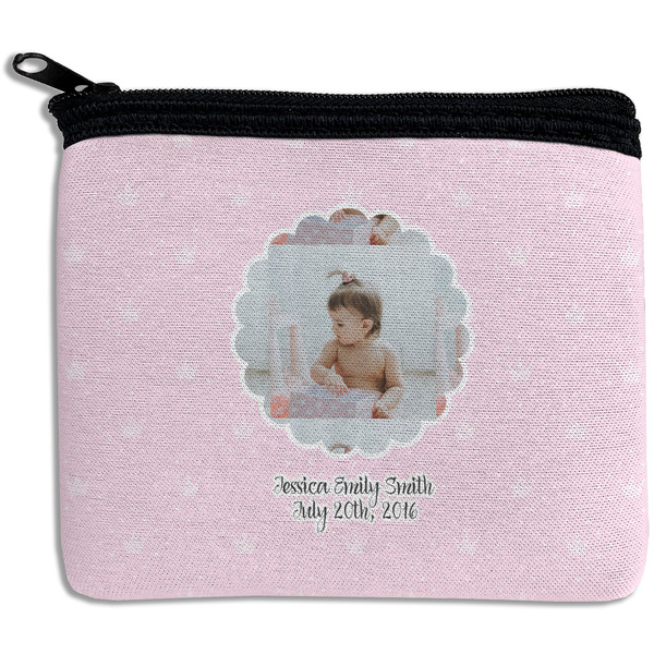 Custom Baby Girl Photo Rectangular Coin Purse (Personalized)