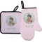 Baby Girl Photo Right Oven Mitt & Pot Holder Set