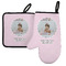 Baby Girl Photo Left Oven Mitt & Pot Holder Set