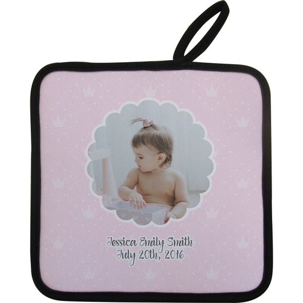 Custom Baby Girl Photo Pot Holder