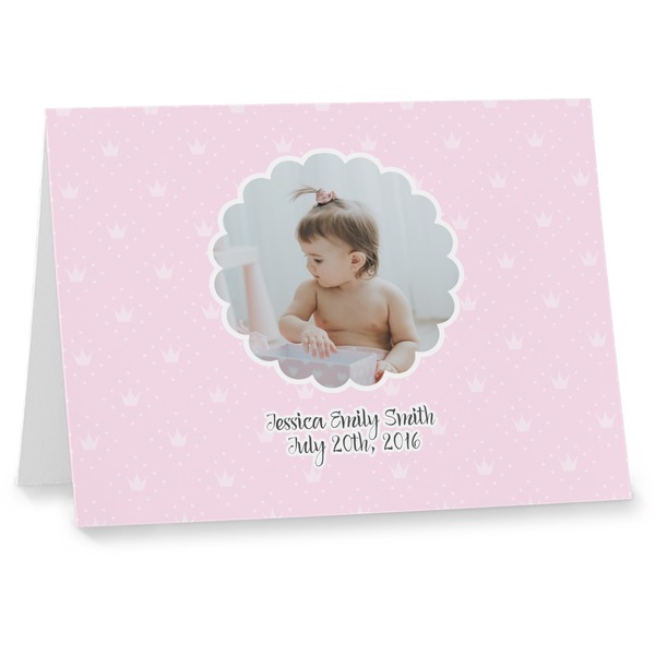 Custom Baby Girl Photo Note cards (Personalized)