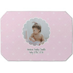 Baby Girl Photo Dining Table Mat - Octagon (Single-Sided)
